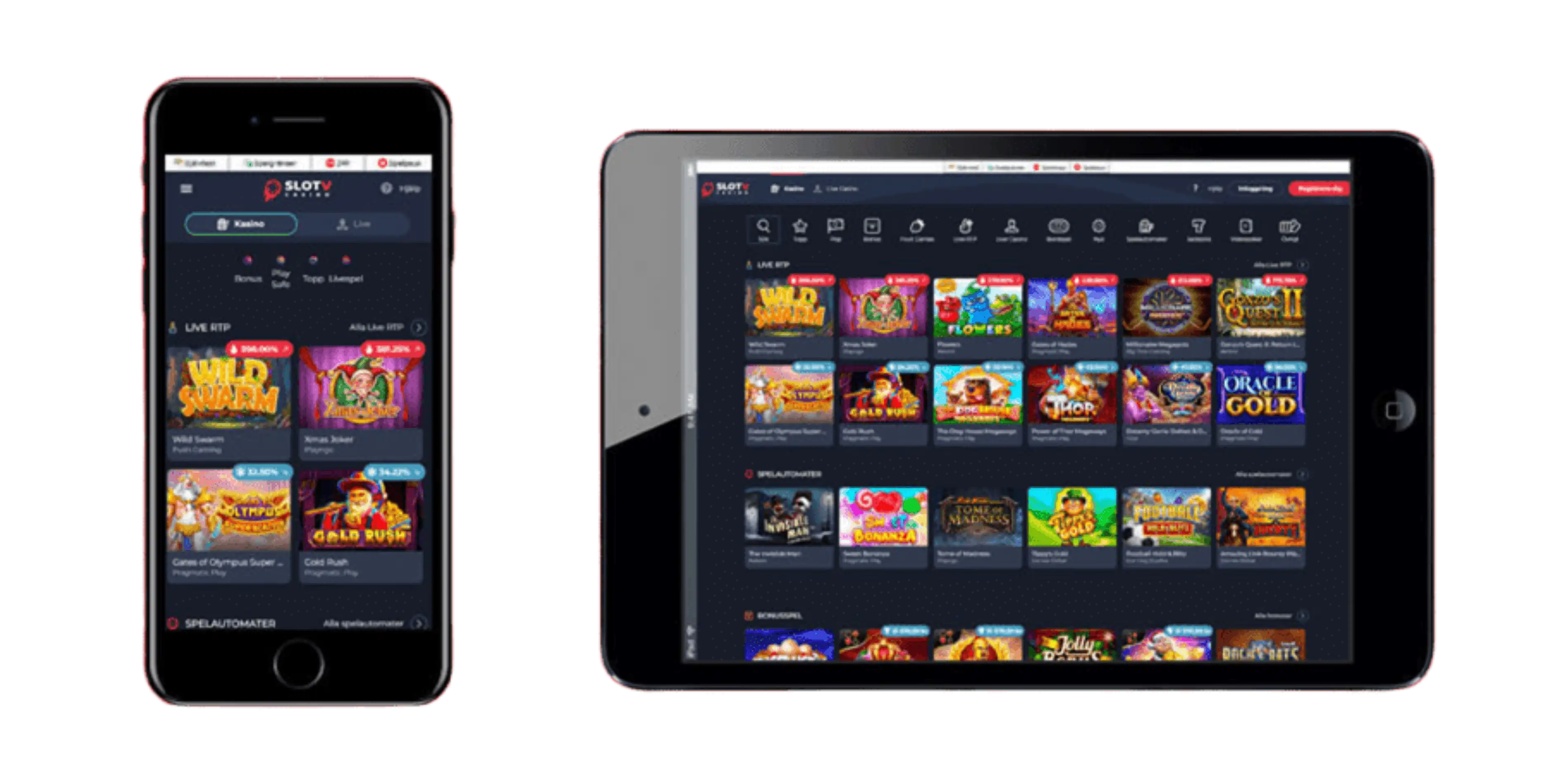 SlotV Casino App-schermafbeelding